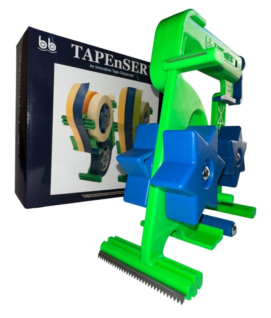 Double sided masking tape dispenser